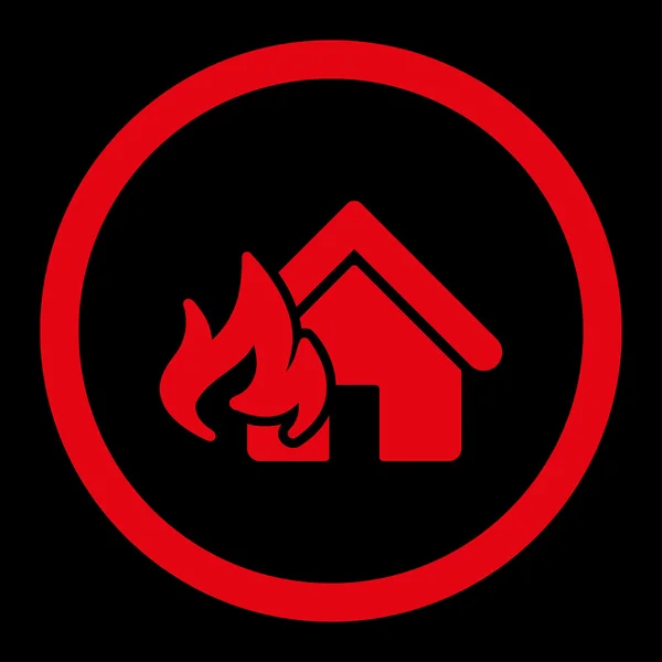 Fire Damage icon — Stock Photo, Image
