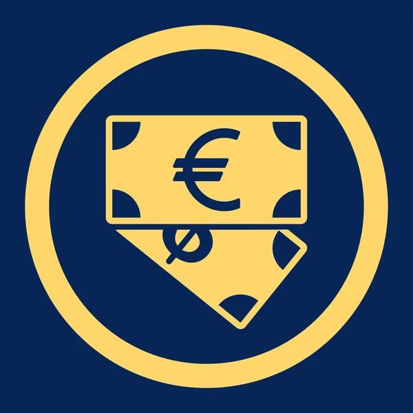 Bankbiljetten pictogram — Stockfoto
