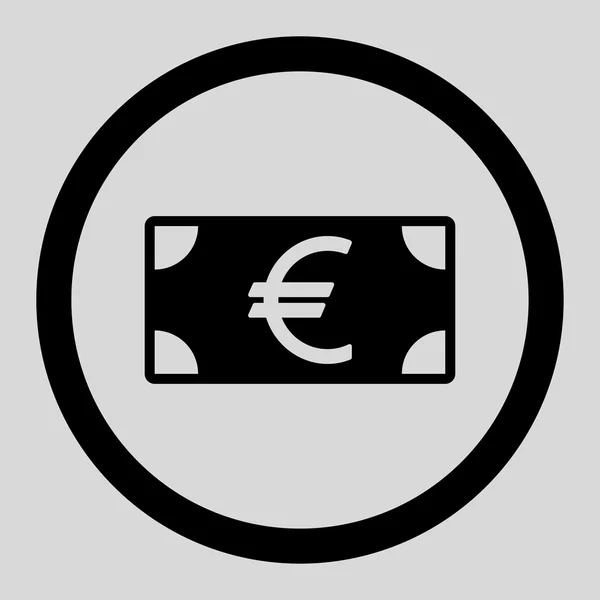 Icono del billete en euros —  Fotos de Stock