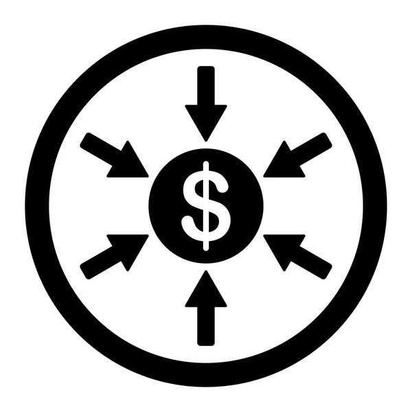 Ikona příjmu — Stock fotografie