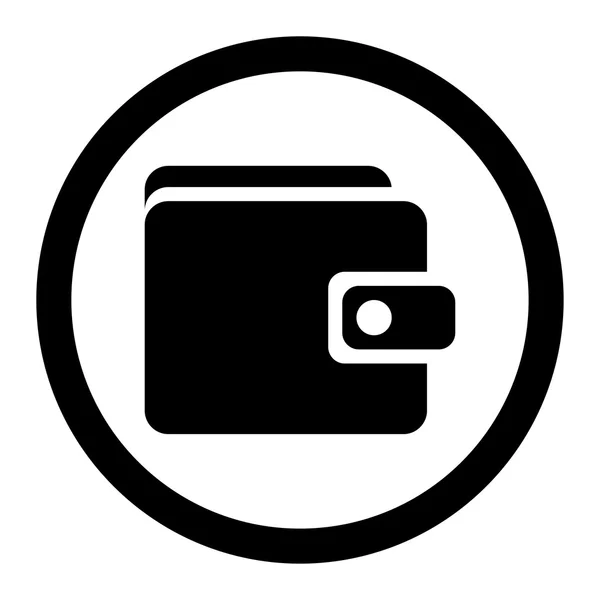 Portemonnee pictogram — Stockfoto