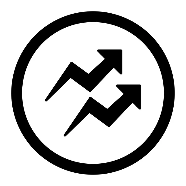 Trendsymbol — Stockfoto