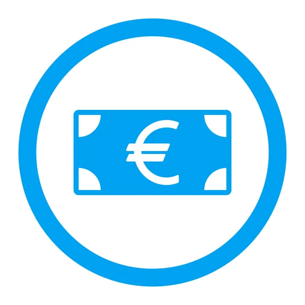 Euro-biljet pictogram — Stockfoto