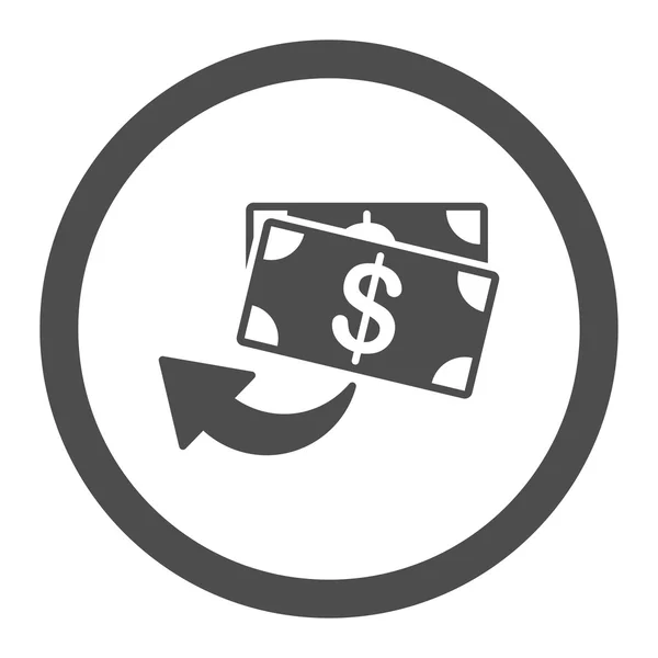 Ícone cashback — Fotografia de Stock