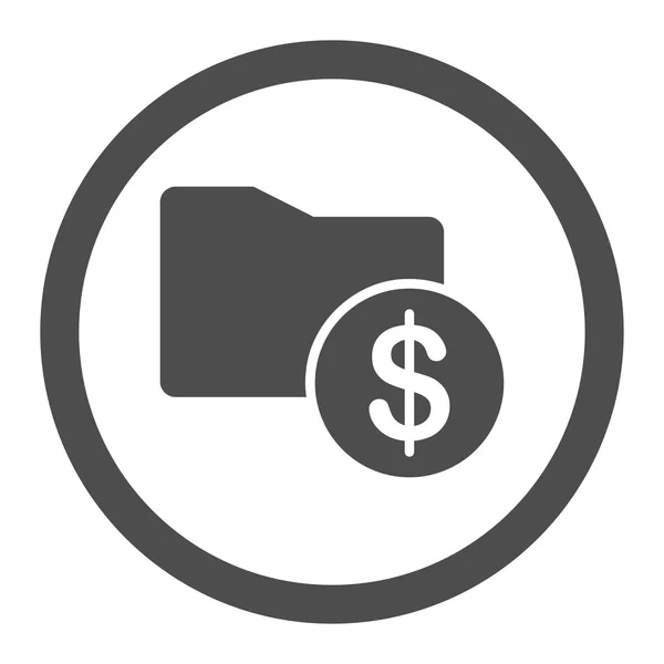 Icona cartella denaro — Foto Stock