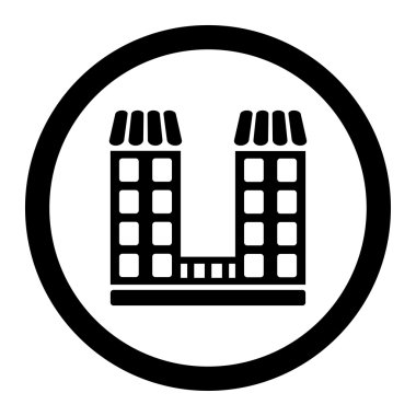 şirket düz simgesi