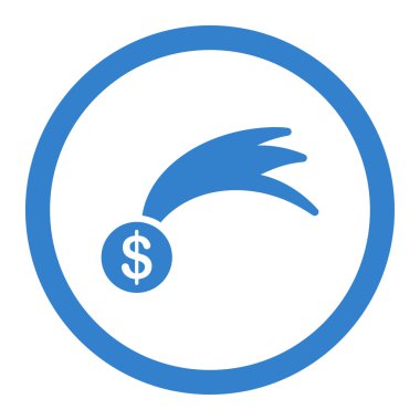 Şanslı düz simgesi