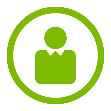 İstemci düz simgesi