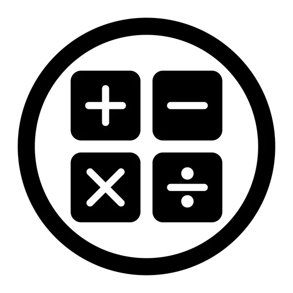 Calculator Flat Icon — Stock Vector