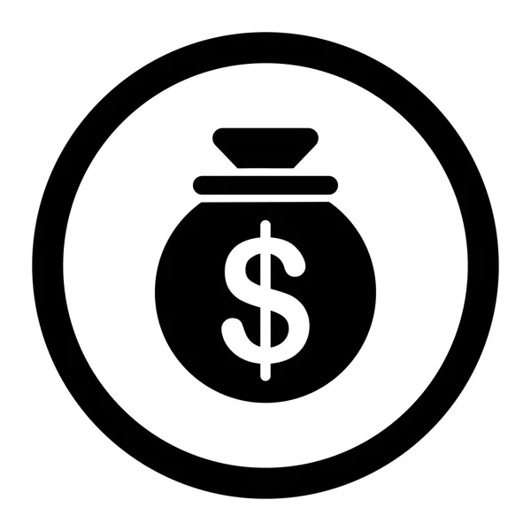 Kapitaal platte pictogram — Stockvector