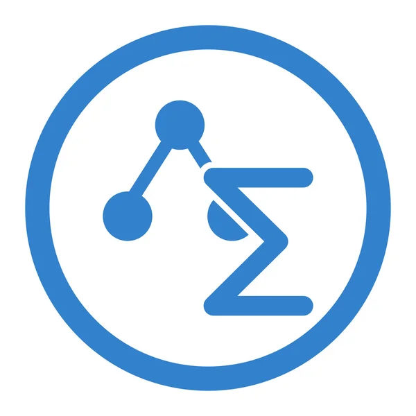Analyse platte pictogram — Stockvector