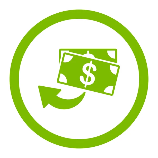 Cashback lapos ikon — Stock Vector