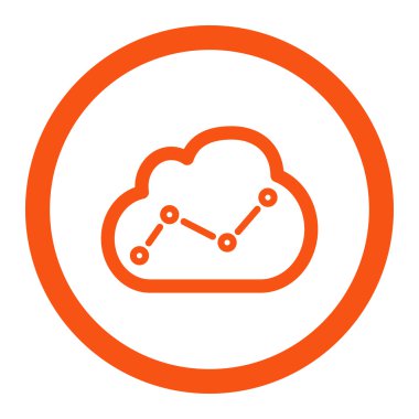 Analytics düz simgesi