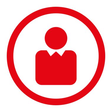 İstemci düz simgesi