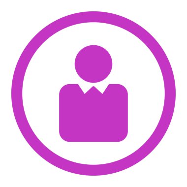 İstemci düz simgesi