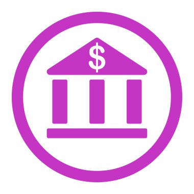 Bank Flat Icon clipart