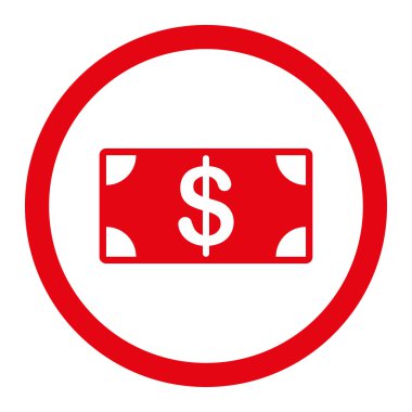 Banknote Düz Simgesi