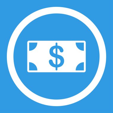 Banknote Düz Simgesi