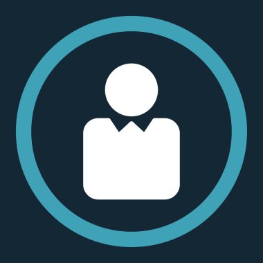 İstemci düz simgesi