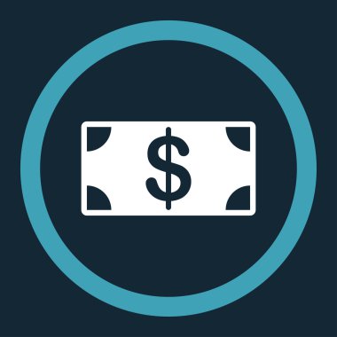 Banknote Düz Simgesi