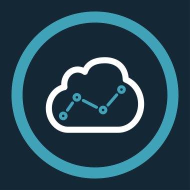 Analytics düz simgesi