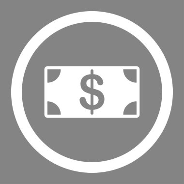 Banknote Düz Simgesi