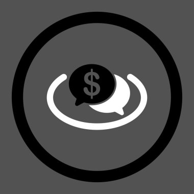 Finansal ağ simgesini