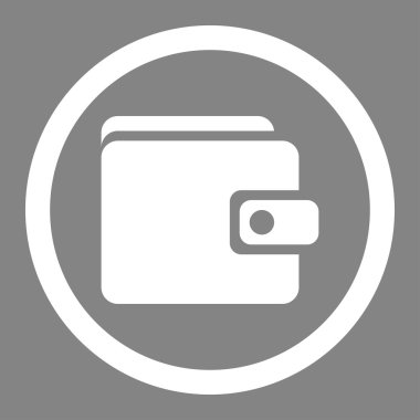 m-cüzdan düz simgesi