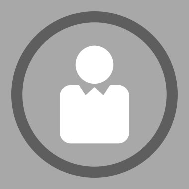 İstemci düz simgesi