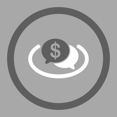 Finansal ağ simgesini