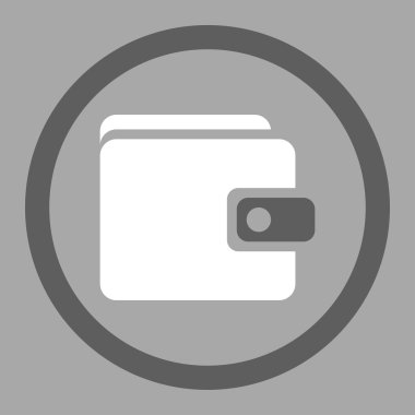 m-cüzdan düz simgesi