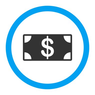 Banknote Düz Simgesi