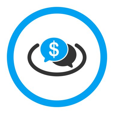 Finansal ağ simgesini