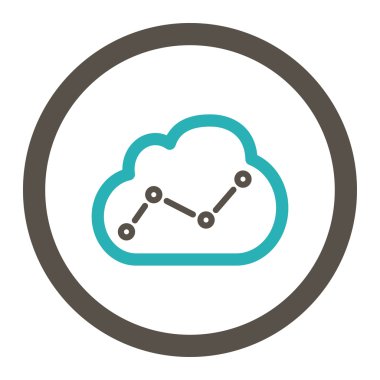 Analytics düz simgesi