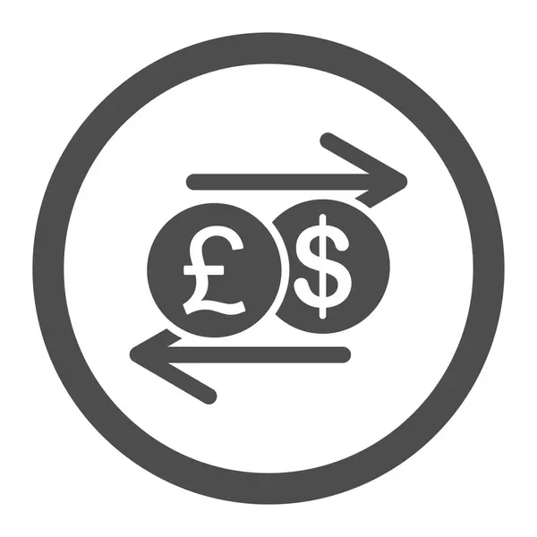 Pénzt exchange ikon — Stock Vector