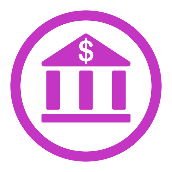 Плоская икона банка