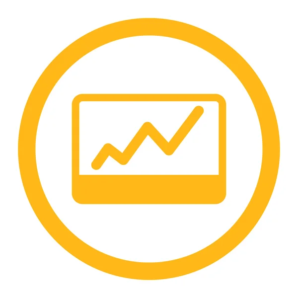 Icona mercato azionario — Vettoriale Stock