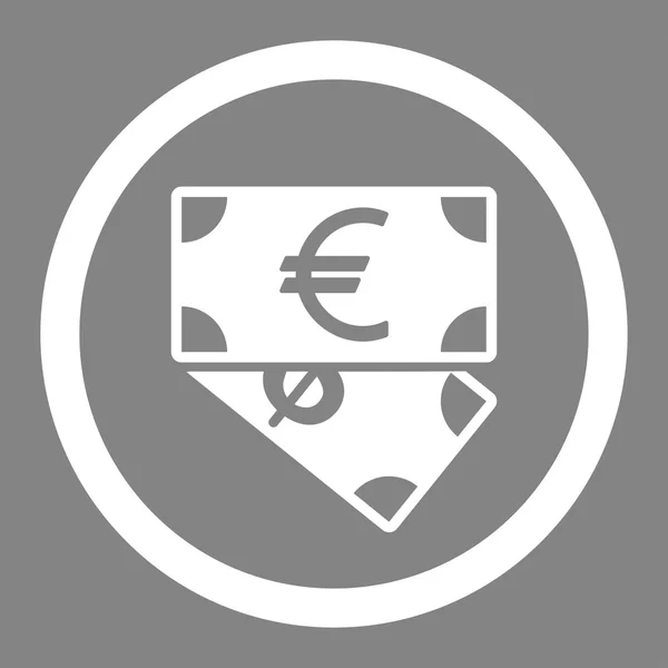 Billetes Icono plano — Vector de stock