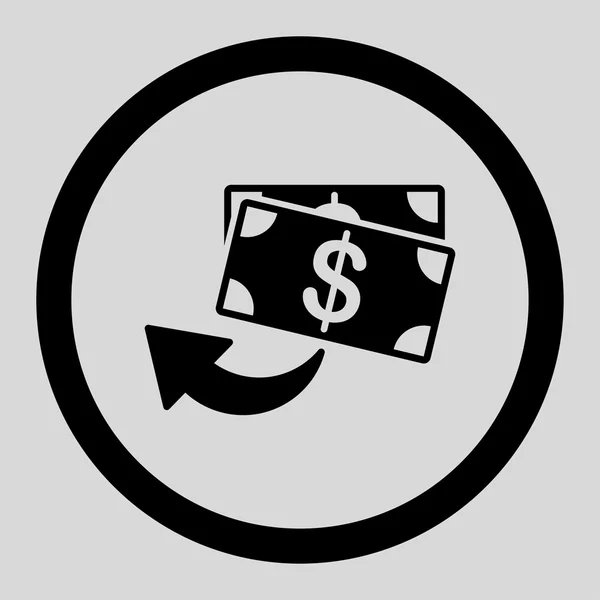 Εικονίδιο Cashback επίπεδης — Διανυσματικό Αρχείο