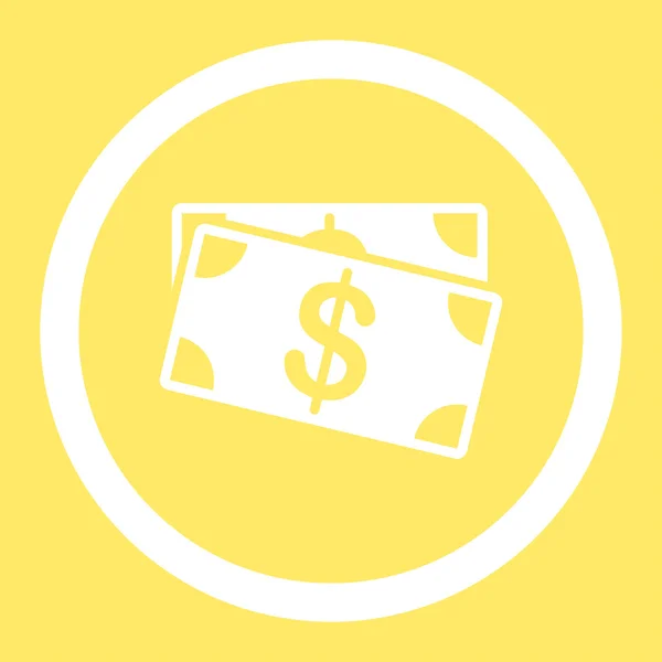 Dollar biljetten pictogram — Stockvector