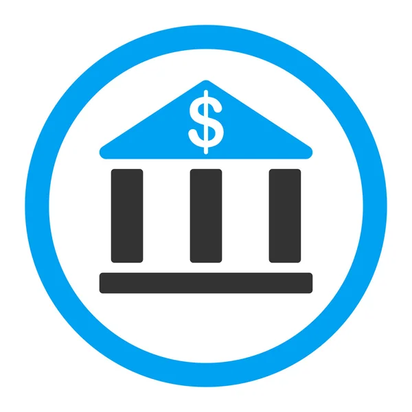 Banco Flat Icon —  Vetores de Stock
