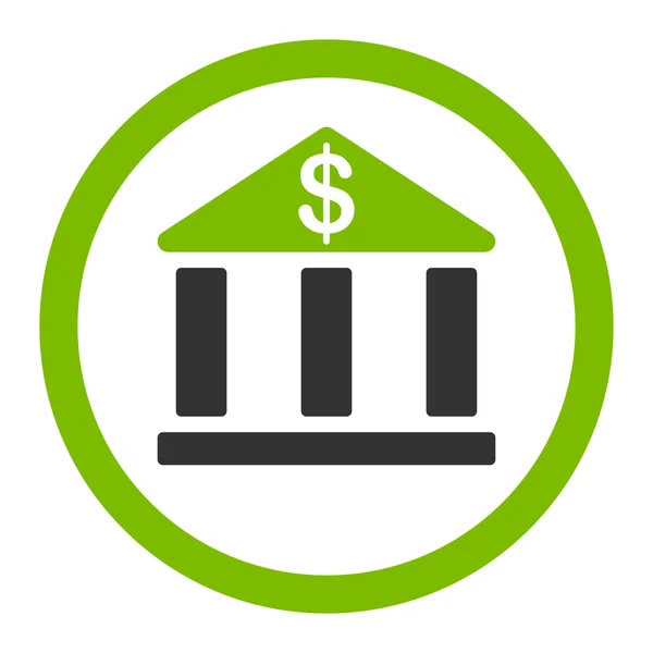Bank Flat Icon — Stock Vector