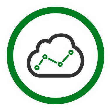 Analytics düz simgesi