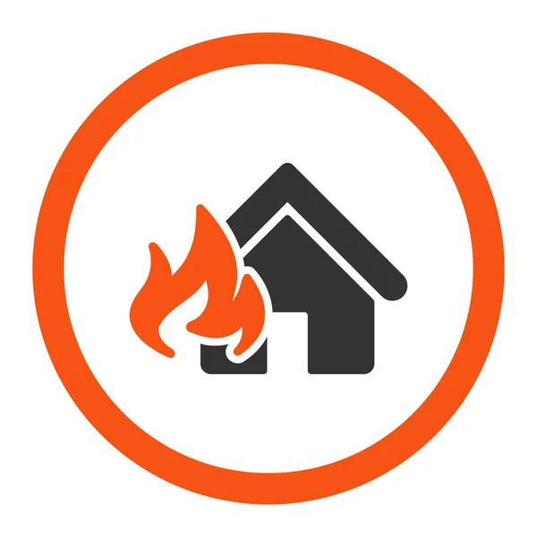 Fire Damage icon — Stock Vector