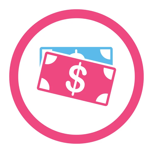 Dollar biljetten pictogram — Stockvector