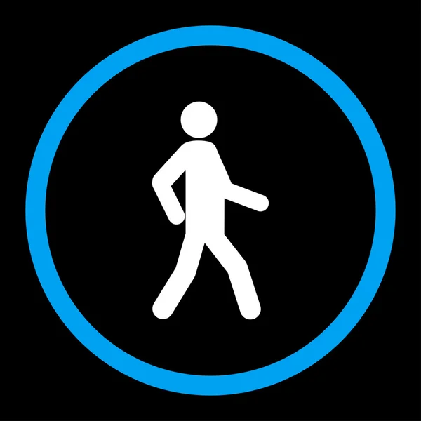 Icono caminante — Vector de stock