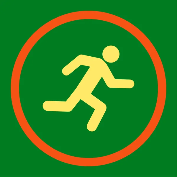 Icono del Hombre Corriendo — Vector de stock