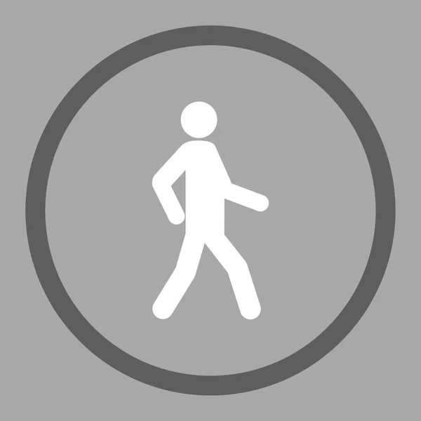 Walking Flat Icono — Archivo Imágenes Vectoriales