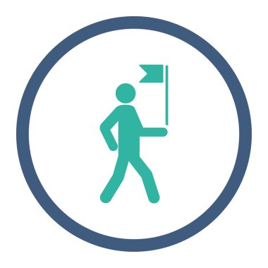 Kılavuzu düz simgesi