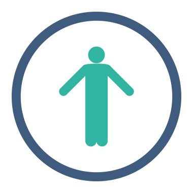 Cehalet düz simgesi